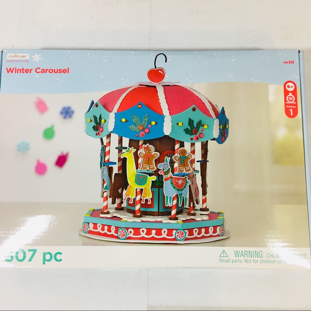 Creatology Winter Carousel Foam Holiday Kit New